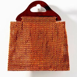Anthropologie beaded tote